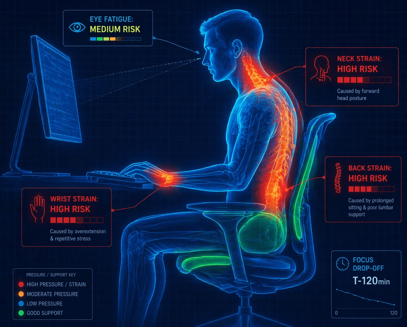 Body Load Pressure Map